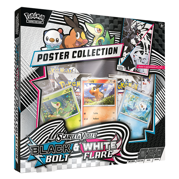 Pokémon TCG: Scarlet & Violet 10.5 - Black Bolt & White Flare - Unova Poster Collection